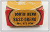 South Bend Red Arrowhead White Bass Oreno Empty Box