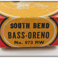 South Bend Red Arrowhead White Bass Oreno Empty Box