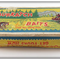 Vintage Shurkatch Fishing Tackle Co Empty Lure Box