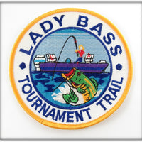 Vintage Lady Bass Tournament Trail Patch