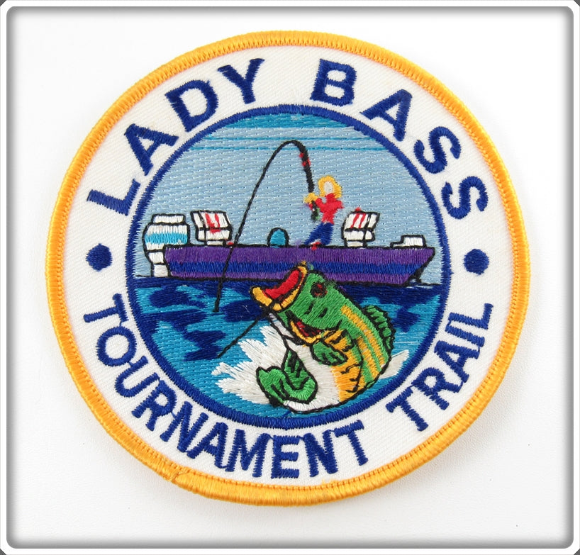 Vintage Lady Bass Tournament Trail Patch