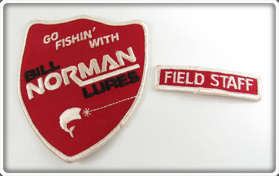 Go Fishin' With Bill Norman Lures & Field Staff Patch Set