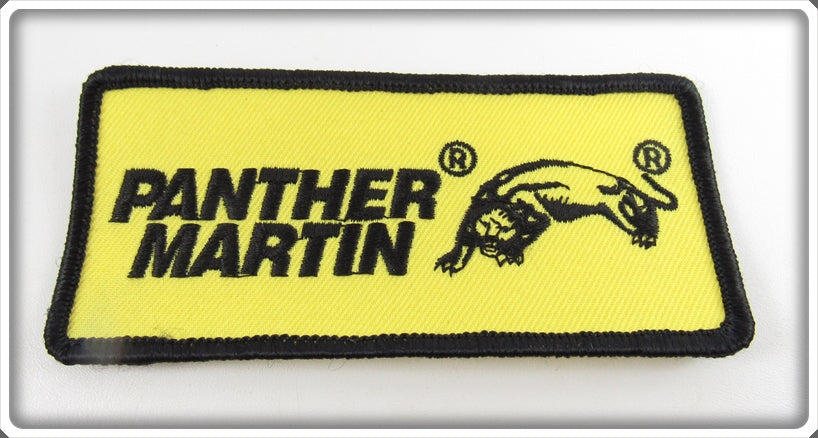 Vintage Panther Martin Yellow & Black Patch