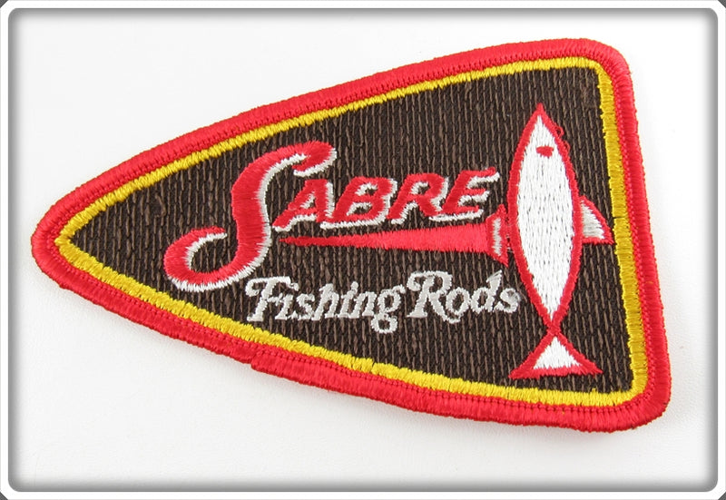 Vintage Sabre Fishing Rods Patch For Sale