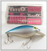 Vintage Storm Mfg Co Blue Thinfin Fatso Lure In Box