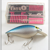 Vintage Storm Mfg Co Blue Thinfin Fatso Lure In Box