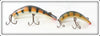 Vintage Lazy Ike Perch Ike Lure Pair