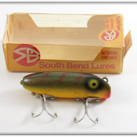 Vintage South Bend Gladding Yellow Perch Midge Oreno In Box