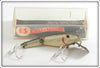 Vintage L&S Silver 00M Mirrolure Sinker Lure In Box