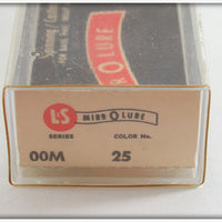 L&S Silver 00M Mirrolure Sinker In Box