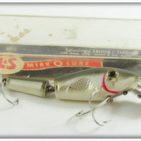 Vintage L&S Silver 15M Mirrolure Sinker Lure In Box 