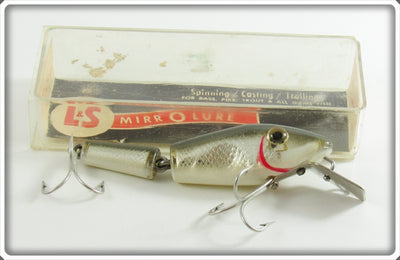 Vintage L&S Silver 15M Mirrolure Sinker Lure In Box 