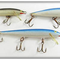 Rapala Countdown & Floating Minnow Lot Of Three In Boxes