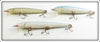 Rapala Countdown & Floating Minnow Lot Of Three In Boxes