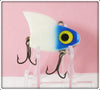 Vintage Lazy Ike Blue Head White Sail Shark Lure