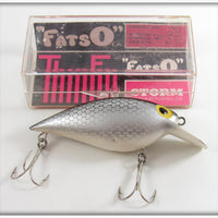 Vintage Storm Mfg Co Silver Thinfin Fatso Lure In Box