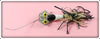 Vintage South Bend White Black Arrowhead Spin I Duzy Lure
