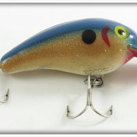 Vintage Cordell Gold Flake Blue Back Big O Lure 