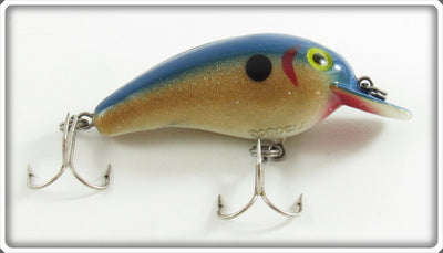 Vintage Cordell Gold Flake Blue Back Big O Lure 