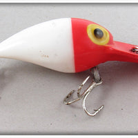 Vintage Storm Red Head White Wiggle Wart Lure