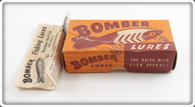 Vintage Bomber Bait Co Frog Bushwhacker Empty Lure Box