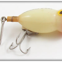 Vintage Fred Arbogast Luminous Spinning Hula Popper Lure 