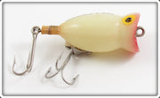 Vintage Fred Arbogast Luminous Spinning Hula Popper Lure