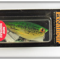 Excalibur Baby Bass BB Pop N Image Jr Lure On Card