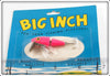 Falls Bait Company Fluorescent Red Big Inch On Card