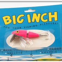 Falls Bait Company Fluorescent Red Big Inch On Card