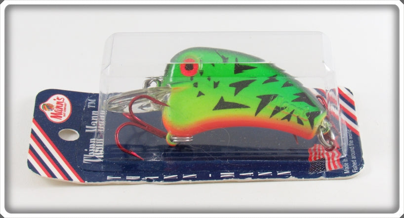 Mann's Bait Co Fire Tiger Thinn Mann Lure On Card