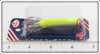 Mann's Bait Co White Chartreuse Back Thinn Mann On Card