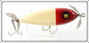 South Bend Best O Luck Red Head White Injured Minnow