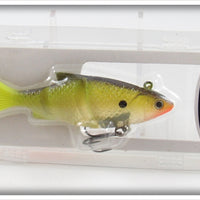 Storm Chartreuse Shad Live Kickin' Shad Lure In Package