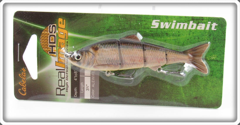 Cabela's HDS Real Image Swimbait Lure In Package