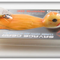 Savage Gear Yellow 3D Suicide Duck Lure In Package