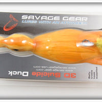 Savage Gear Yellow 3D Suicide Duck In Package