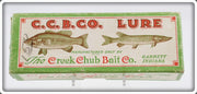 Creek Chub Natural Pikie Baby Jointed Pikie Empty End Label Box