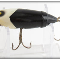 South Bend Black White Arrowhead Fish Obite