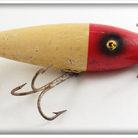 Vintage Paw Paw Meadow Brook Red & White Surface Minnow Lure