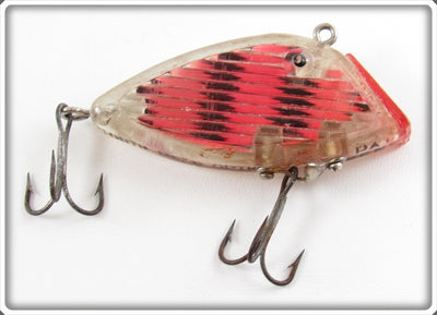 Vintage South Bend Red & Black Optic Lure 