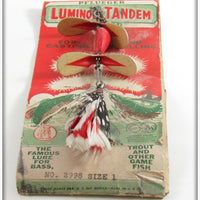 Pflueger Luminous Tandem Spinner On Card