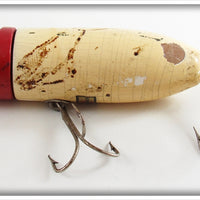 Vintage Dunk's Red & White Dubble Header Lure 