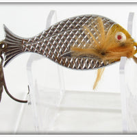 Vintage Bill Crowder Yellow Head Flash Minnow Lure 