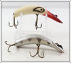 Kautzky Silver Scale & Red Head Lazy Ike 3 Pair With One Box