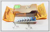 Vintage Bomber Metascale Blue Back Shad Bomber Popper Rattler In Box