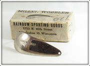 Vintage Rainbow Sporting Goods Miller Wobbler Lure In Box