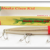 Cisco Kid Tackle Red Head Silver Husky Cisco Kid Lure In Box 