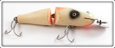 Vintage Creek Chub Rainbow Fire Baby Jointed Pikie Lure 