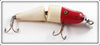 Vintage Creek Chub Red Head White Baby Jointed Pikie Lure